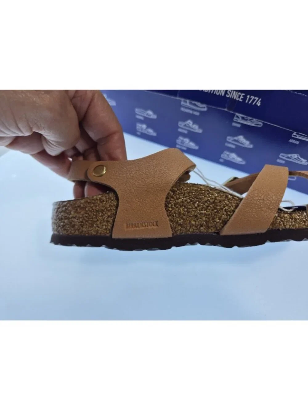 Birkenstock Kumba Kids Grained Pecan Size 33 EU US 2 NWT Box Narrow Fit Germany
